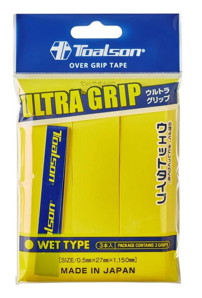 Toalson Ultra Grip Gul 3-pack | Bra Padels